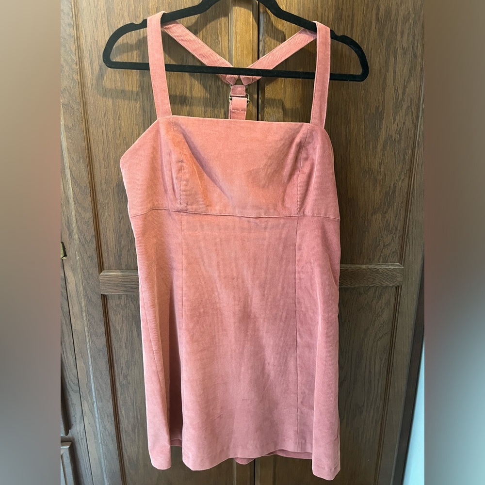 Urban Outfitters Blush Mini Corduroy Dress- size L